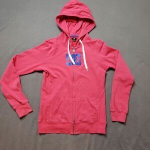 DC hoodie - Pink and Blue star - Size Small woman